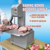 Machine de sciage de coupe d'os automatique commerciale/Machines de coupe de viande congelée/trancheuse de viande pour les côtes d'os poisson de viande congelée