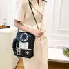 Büyük Kadınlar Telefon Şeklinde Crossbody Parlak Deri Omuz Çantası Kadın Gündelik Çanta Alışveriş Sokak Okulu Satchel Tote Canse 220608