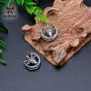 Kubooz roestvrijstalen oorbel tunnels ingerichte pentagram schapen hoofd oordopjes piercing body sieraden brancards uitbreiden wh5049640