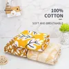 Baby Cobertores Muslin Muslin Pure Algodão Gaze Swaddle Recém-nascido Flores Animal Impresso Verão Banho Toalhas Infantil Envoltório Roupas Roupas Roupas Carrinho de Criança Capa BB7931