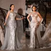 Vestidos de novia de talla grande negros Grils sirena diamantes de imitación rebordear cristales vestido de novia hecho a medida lujosos vestidos de boda para mujer