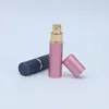 5ml Perfume Bottle Aluminium Anodized Compact Perfume Atomizer Fragrance Glass Scent-bottle Travel Refillable Makeup Spray Bottle FY3329