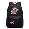 16 Inch Demon Slayer Backpack Boys Girls Cartoon Anime School Bag Students Kimetsu No Yaiba Bookbag Teens Travel Rucksack Gift