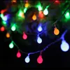 10m LED String Lights 100led Ball AC220V 110V Tatil Düğün Veranda Dekorasyon Lambası Festivali Noel Işıkları Açık Işık