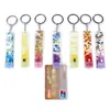 Party Favor Credit Card Puller Cards Grabber Keychain Long Nails Acrylic ATM Card for Key Chains Pendant W2