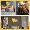 Custom Ligth Sign Wall Room Decorazioni per la camera da letto Hello Beautiful Shape Wedding Party Holiday Bar Lampada decorativa Neon Night Light 220615