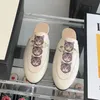 Muller slipper Stijlen Echt leer loafers met gesp Mode vrouwen Princetown slippers Dames Casual Muilezels slijten damessandalen