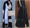Adult Casual Robe Musulmane Turkish Abaya Muslim Lace Dress Cardigan Robes Arab Worship Service D117 D119