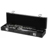High Quality C Key Flute Cupronickel Silver Plated 16 Closed Holes with Case Screwdriver Wind Instruments for Beginner