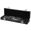 Hoge kwaliteit C Key Flute Cupronickel verzilverde 16 gesloten gaten met Case schroevendraaier windinstrumenten voor beginner