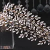 Copricapo Strass Gioielli per capelli da sposa Diademi Copricapo da sposa con diamanti Corona Fasce di cristallo argento per gioielli da donnaCopricapo4415976