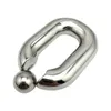 Male Heavy Duty BDSM Stainless steel Ball Scrotum Stretcher metal penis Massager bondage Cock Ring Delay ejaculation male new Sex 2133