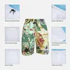 Pantaloncini da uomo Spaper Collage Board Vintage Estetica Spiaggia Pantaloni corti Maschile Costume da bagno personalizzato classico Taglia grande 2XLMen's