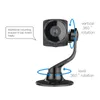 Support rotatif à 360 degrés Caméra WiFi HD 4K H10 Mini caméras Caméra de surveillance à domicile Vision nocturne Détection de mouvement avec iOS Android Phone APP Nanny Cam