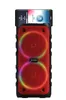 Lautsprecher New HF-Q52 Outdoor Tragbarer Subwoofer Square Dance Stereo Dual 6.5 Power mit Mikrofon-RGB-Lichtern