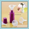 Per flaskdoft Deodorant Health Beauty Plastic Mini Små tratt för flytande olja Fyllning Tom Dhhyt