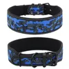 Dog Collars & Leashes Reflective Camouflage Pet Collar With Buckle For Small Medium Big Dogs Breathable Soft Padded Lead Suppli
