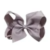 1 Links 6 inch Big Grosgrain LiNT Solid Hair Bows with Clips Girls Kids Hair Clips Hoofdkleding Boutique Haaraccessoires244L357K5185378