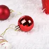 زينة عيد الميلاد 36pcs كرات زخرفة البلاستيك متعدد الألوان 4 سم شنقا الكرة الداخلية ديكور شجرة عيد الميلاد ديكور المنزل ديكورشريستاس
