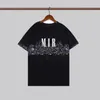 AMIRI 2022 뉴 망원 디자이너 티셔츠 인쇄 된 패션 남자 티셔츠 코튼 캐주얼 티셔츠 짧은 소매 럭셔리 힙합 streetwear tshirts
