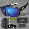 4 Lens ELAX Cycling Sunglasses Biking Driving Running Golf Fishing Outdoor Sports Men Ladies Half Frame Sunglasses One Piece Molding