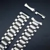 Watch Bands 12mm 14mm 16mm 18mm 20mm 22mm 24mm Width Band Stainless Steel Strap Five-bead Diving Accessories Tool Hele22