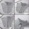 Fliegen Mode-Accessoires 2021 Revers gefälschte Kragen für Frauen abnehmbare Hemdkragen Pullover Bluse Tops einfarbig falsche Krawatte Krawatte Dr
