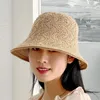 Breda randen hattar trendiga strandsol hatt ihålig solskyddsmedel fiskare klassisk sommar solskade överraskning gåva till flickvän 101awide