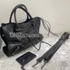 Cuir Véritable Le Cagole Moto Sac Femmes De Luxe Mode Épaule Cool Fille Bandoulière Rose Mini Crocodile Noir Argent Rouge Blanc Sacs Bourse Femmes