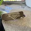 Designer Ladies Hair Clips Fashion Duckbill Clip Bangs Clip 8 Colors Classic Triangle Logo Design Hair Band High Quality