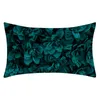 Kuddfodral TEAL BLUE PULLOWCASE 30x50 Geometry Cushion Cover Polyester SOFA CUDIONS Dekorativa kastkuddar Nordiska heminredning Kuddebock 220623