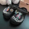 Bears Bears Charcs Designer DIY Bling Metal Doll Shoes Declaration for Jibs Clogs Kids Women Girls Gifts 220720