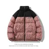 Stand Collar Patchwork Puffer Jackets for Men Japanese Fashion Trends Harajuku Clothing Teenage Oversized Bubble Coat Streetwear T220802