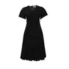 D135t 2022 Foreign Trade V-neck Ruffle Cross-Border plus Size Pleated African Mom Dress Europe and America Cross Border Dress