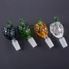 Ciotola di vetro per fumatori di loto di ananas all'ingrosso 14mm Giunto maschio Ciotole colorate Chiodi Accessori per piattaforme petrolifere 3 Stile disponibile