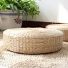 Coussin d'assise rond tissé à la main, Tatami japonais, tapis de quenouilles naturelles, paille de sol rembourrée multifonction N16 20, livraison directe 220402