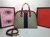 Designer bags luxury Ophidia Suede Chemical Fiber fashion Womens Handbags purses Medium Top Handle Canvas Totes 524533 Size:34*27.5*15CM