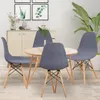 Stoelhoezen 1/2/4/6 stukken Gedrukte Shell Form Cover Polyester Bar Wasbare elastische stoel voor Banquet Homechair