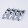 4 pieces Single-String Bass Bridge With Lock Down For 4 Strings Electric Bass Chrome