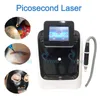 Picosecond Machine ND Yag Pico Laser Tattoo Verwijdering 1064 532 755 1320nm Pigment Remover Huidverjonging Schoonheidssalon Apparatuur