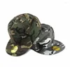 Ball Caps Summer Summer Automne Simple Camouflage Style Flat Brim Hat Men's Baseball Street Snapback Hip Hop Shade Student Py43ball