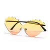 Sunglasses Oversized Cat Eye One-piece Women Ity Sun Glasses Men Diamond Cut Outdoor Tourism Gafas De Sol UV400Sunglasses