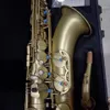 Saxophone ténor professionnel rétro en cuivre antique 62, mise à niveau, instrument de jazz à double nervure de qualité professionnelle, saxophone ténor Bb