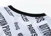 남성 편지 인쇄 T 셔츠 블랙 패션 디자이너 여름 고품질 최고 유행 느슨한 새로운 라운드 넥 반팔 브랜드 티셔츠 크기 M-3XL 41