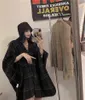 Flectit Women plaid cape met gesp gewarm wol oversized open voorzijde poncho cape coats 2021 trends l220725