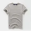 VOMINT Herren Kurzarm T-shirt Druck T-shirt Baumwolle Multi Reine Farbe Phantasie Garne T Shirt männliche farbe grau grün lblau 220623