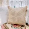 Kudde/dekorativ kudde europeisk romantisk handgjorda virkningskåp kudde ihålig bomullstråd vit kuddebott soffa säte utan corecushi