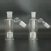 Verre Ash Catcher 14mm 19mm Joint Mâle Pommeau De Douche Flottant Perc Narguilé Ashcatcher 45 90 Degrés Épais Fumer Percolateur Pour Pipe À Eau Bong