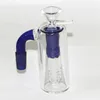 Narguilés 3,35 pouces 14mm mâle Verre Ash Catcher avec 4 Bras Arbre Perc Verre Récupérateur Adaptateur Épais Pyrex Reclaim Catchers pour Water Bongs