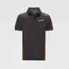 Summer Extreme Sports Men's Polos McLaren F1 2022 Team Officiell Polo Shirt Racing Suit Formel One Kit F1 Shirt Moto Tees Snabbt torr cyklingtröja